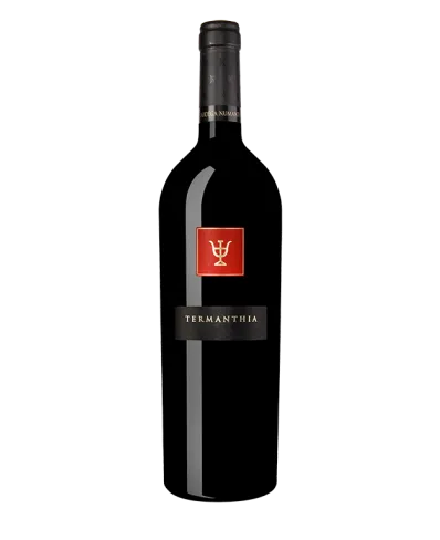 Botella de vino tinto Termanthia de Bodega Numanthia.